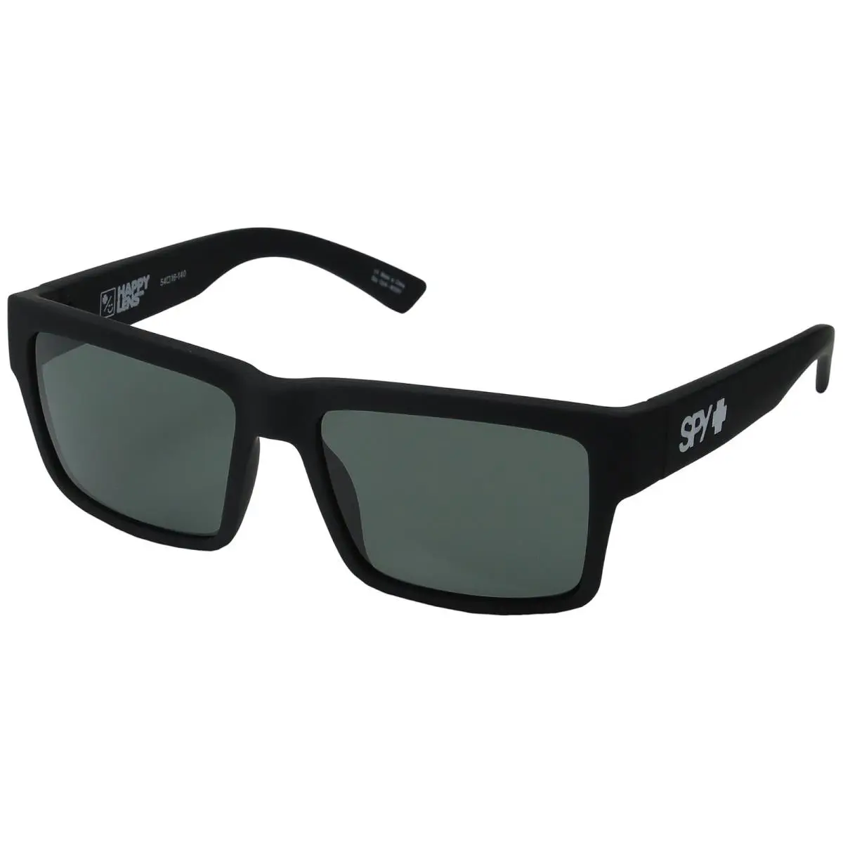 Unisex Sunglasses Spy Optic Montana Soft Matte Black/HD Plus Gray/Green by SPY Optics