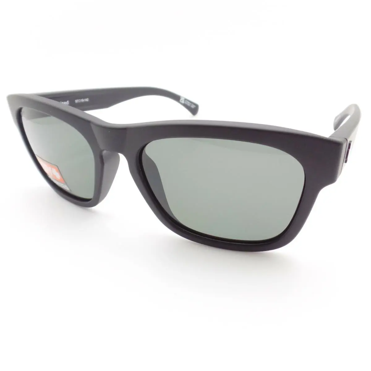 Spy + Optics Crossway Matte Black Gray Polarized 57mm Sunglasses