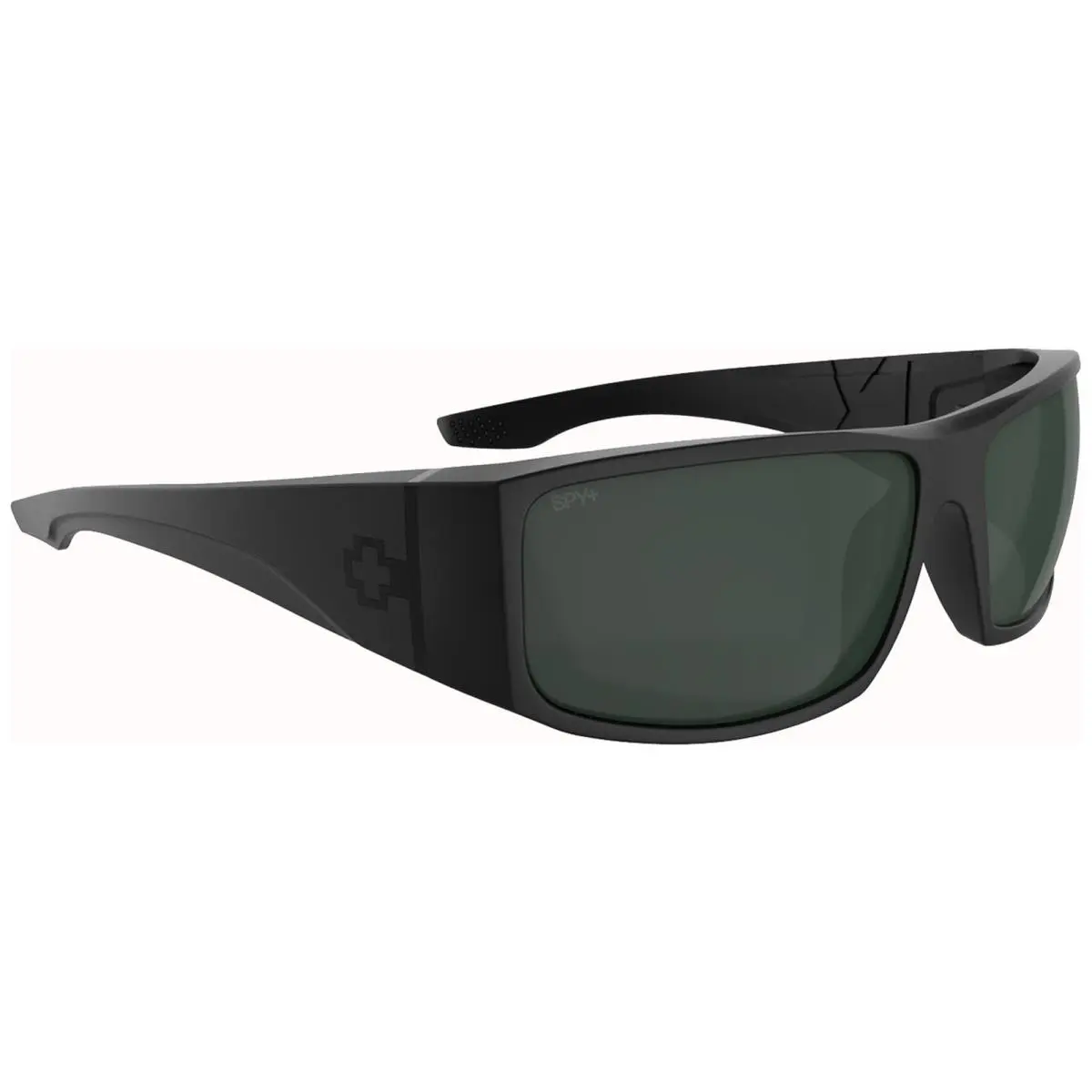 Spy Optic Cooper XL Men`s Matte Black Sport Wrap Sunglasses - 6700000000287