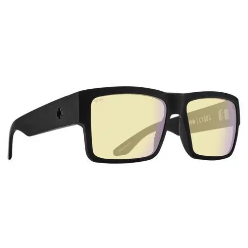 Spy Optic Cyrus Sunglasses - Matte Black Frame / Happy Gaming Lens - Frame: Matte Black, Lens: Happy Gaming