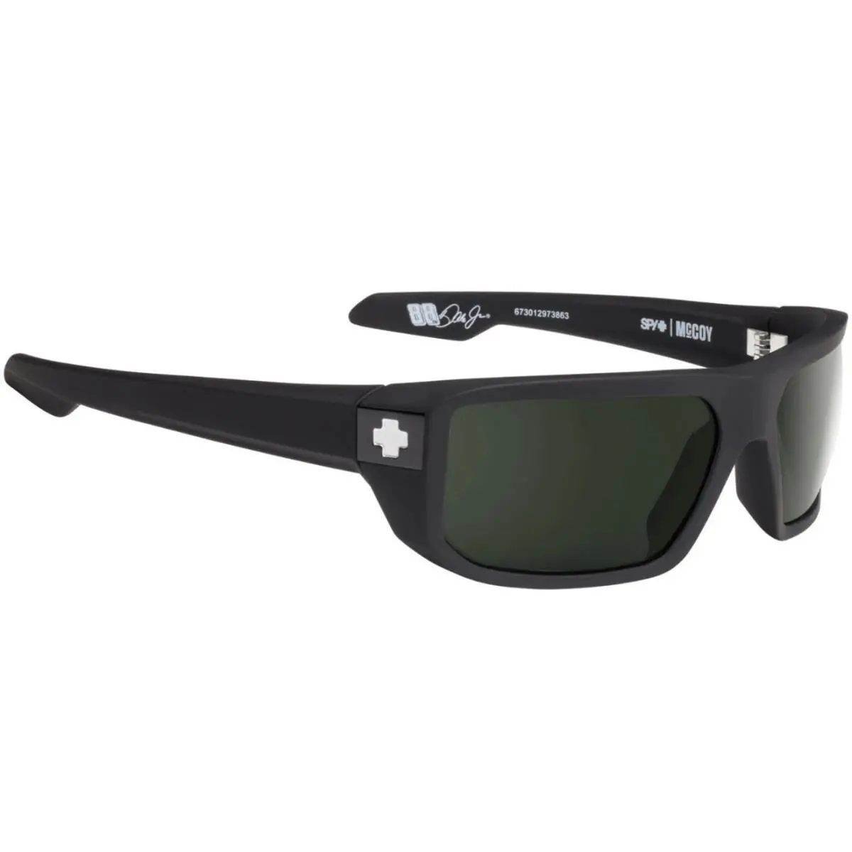 Spy Optic Mccoy Sunglasses - Soft Matte Black / Happy Gray Green Polar