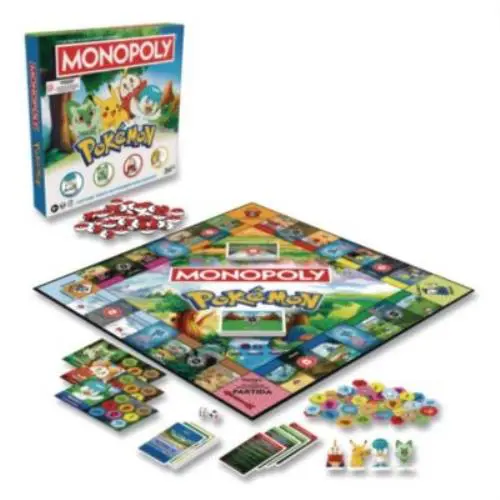 Hasbro Inc G0716 Monopoly Pokemon Edition Board Game Ages 8 and Up