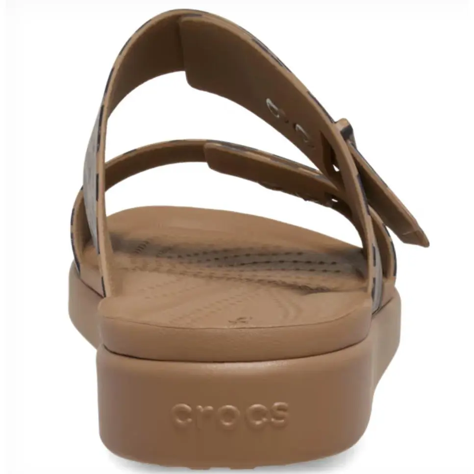 Crocs shoes - Brooklyn Animal Buckle Low - Brooklyn Animal Buckle Low - 212574-2LD - Brown (UPC: 198445370946) 1