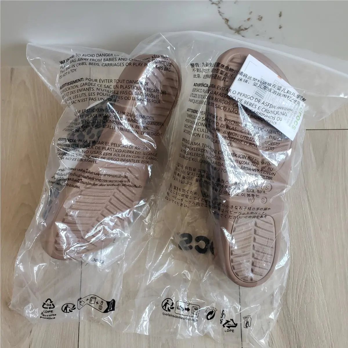 Crocs shoes - Brooklyn Animal Buckle Low - Brooklyn Animal Buckle Low - 212574-2LD - Brown (UPC: 198445370946) 3
