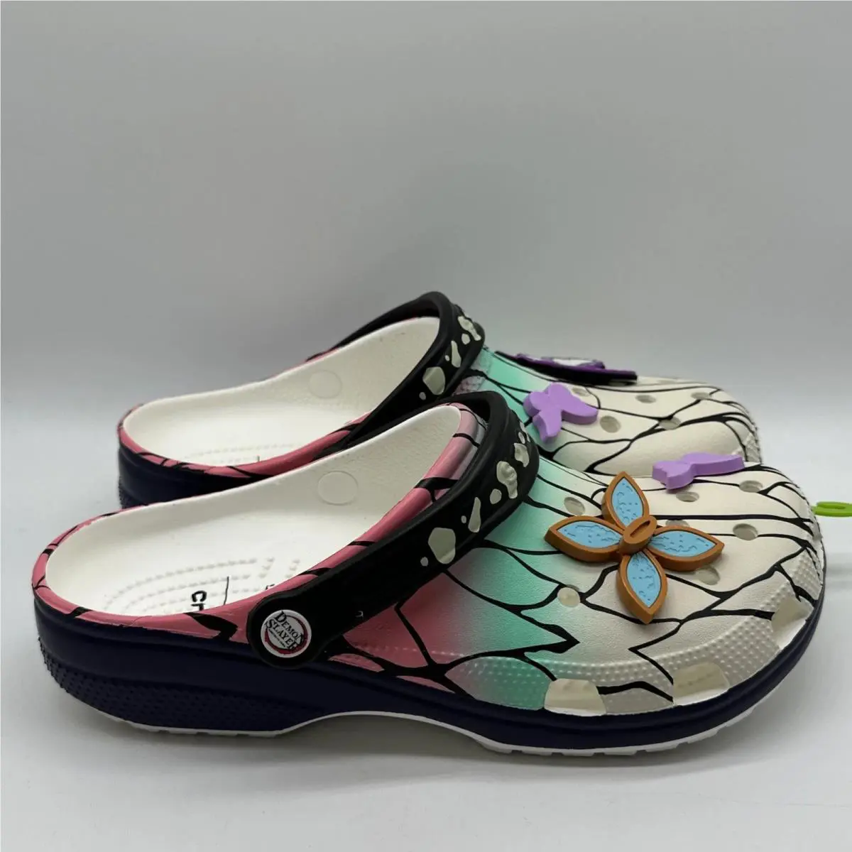 Crocs shoes - Demon Slayer Shinobu Classic Clog - Multicolor (UPC: 198445229077) 1