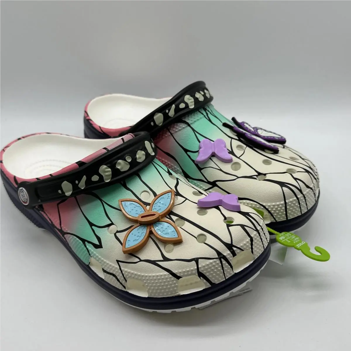 Crocs shoes - Demon Slayer Shinobu Classic Clog - Multicolor (UPC: 198445229077) 2