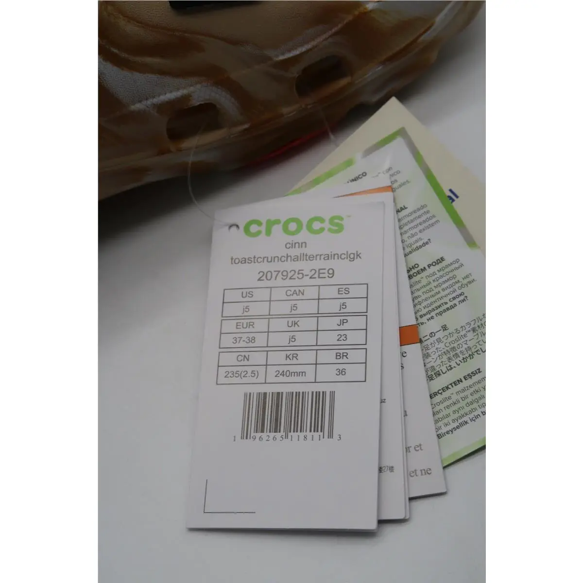 Crocs shoes - Classic Toast Crunch Clog - Classic Toast Crunch Clog - Multicolor (UPC: 196265118113) 8