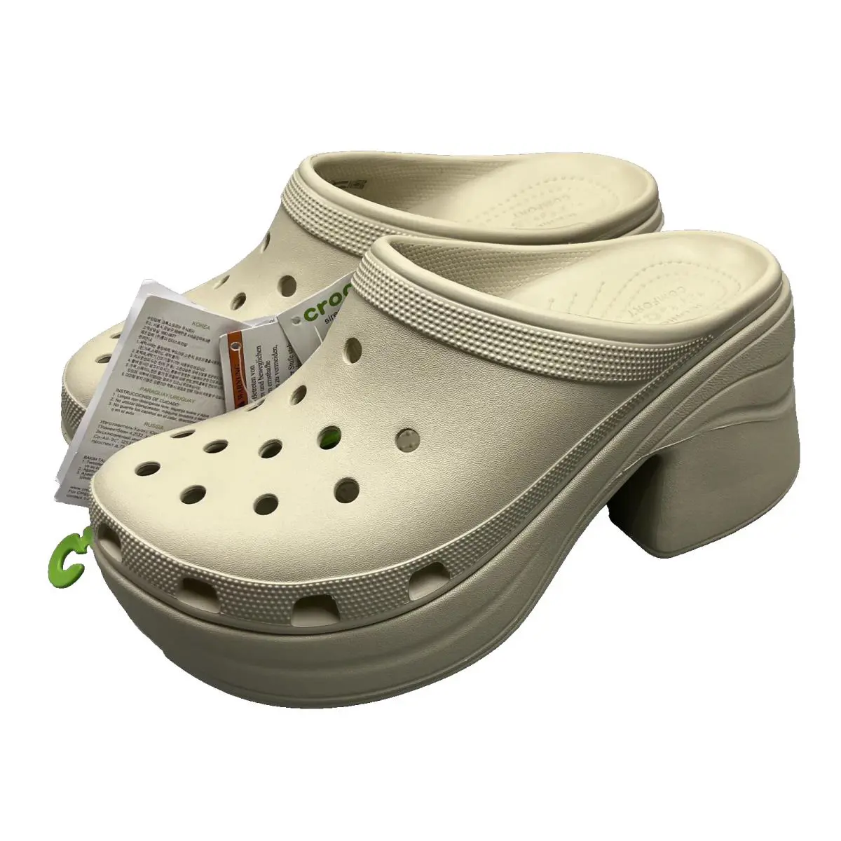Crocs Siren Clog Shoes Womens Size 11 Platform Heel Comfort 208547-2Y2 W/tag