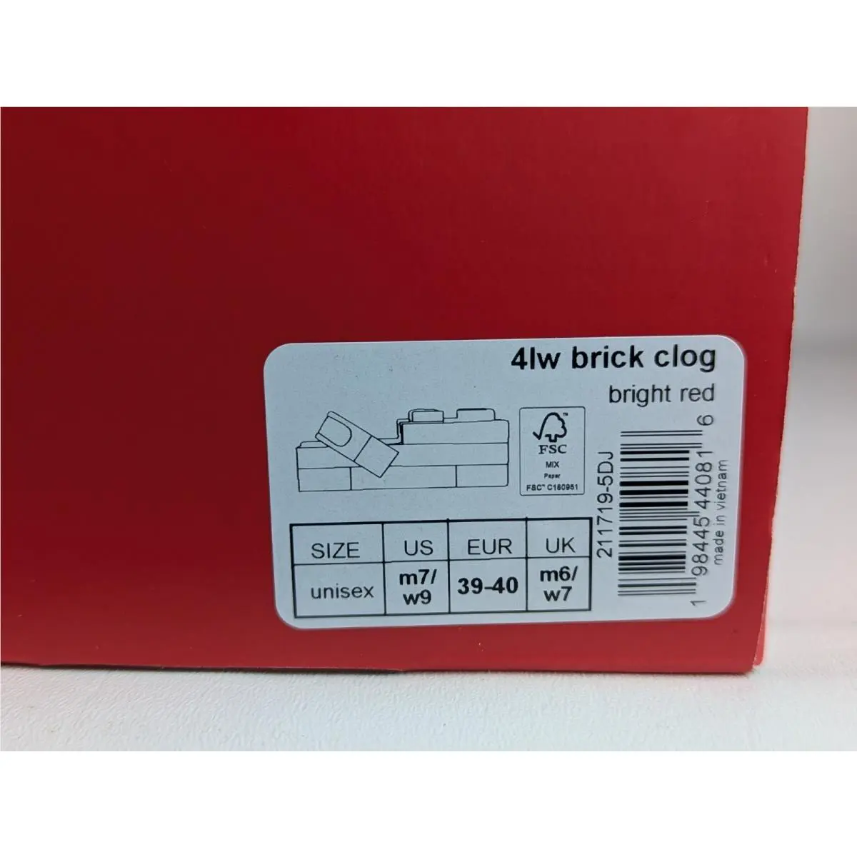 Crocs shoes - LEGO BRICK - LEGO BRICK - Red 11