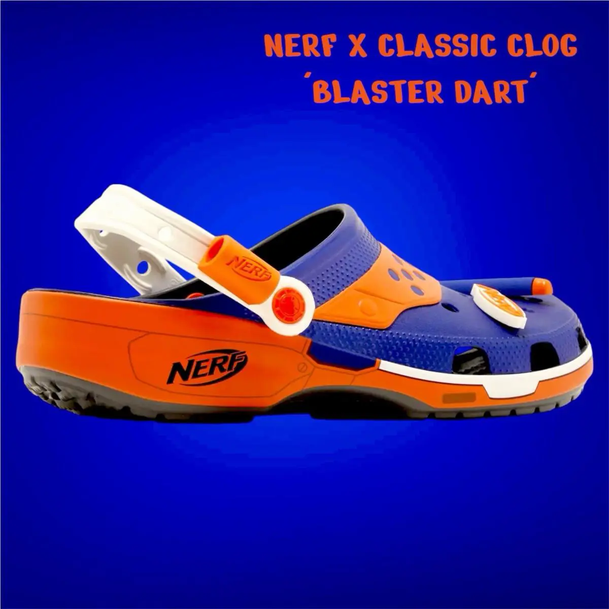 Crocs shoes - NERF X CLASSIC CLOG `BLASTER DART` - Colorway: Slate Grey (UPC: 0196265484669) 0