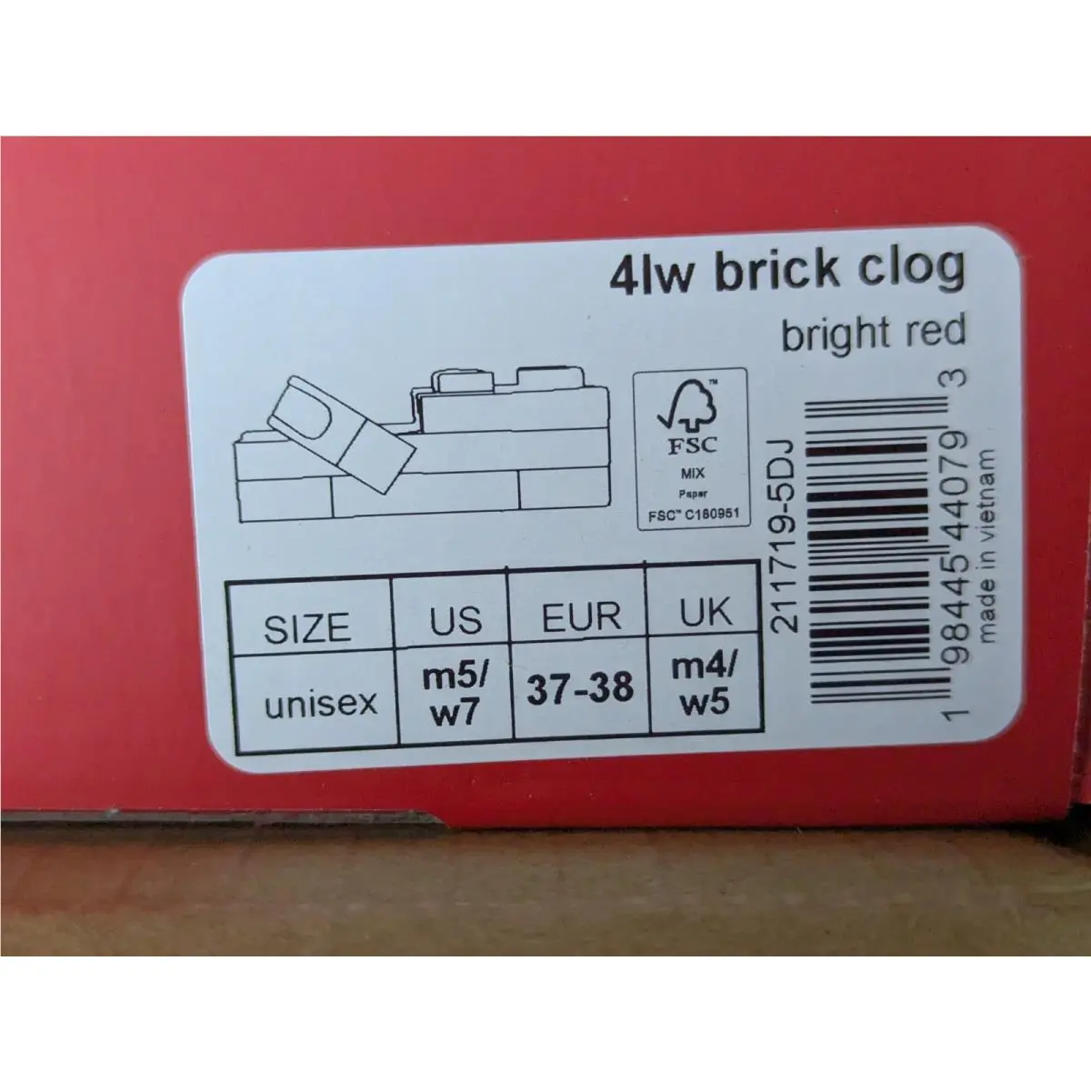 Crocs shoes - LEGO BRICK - LEGO BRICK - Red 11