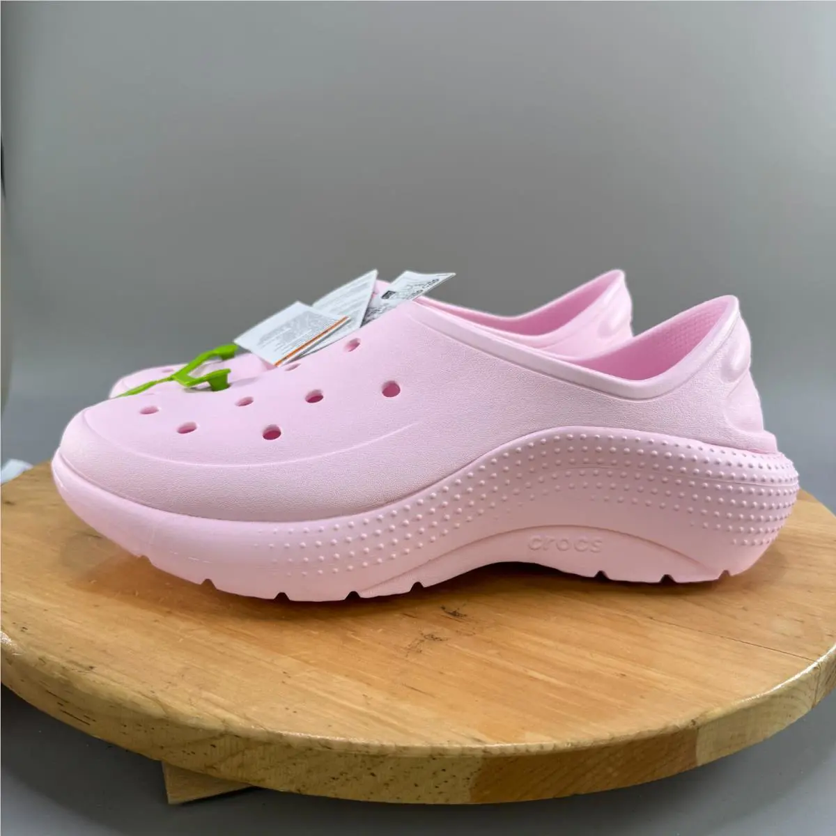 Crocs shoes - Crocs Classic Sneaker Shoe - Classic Sneaker Shoe - 210080-6ZQ - Pink (UPC: 196265886821) 1