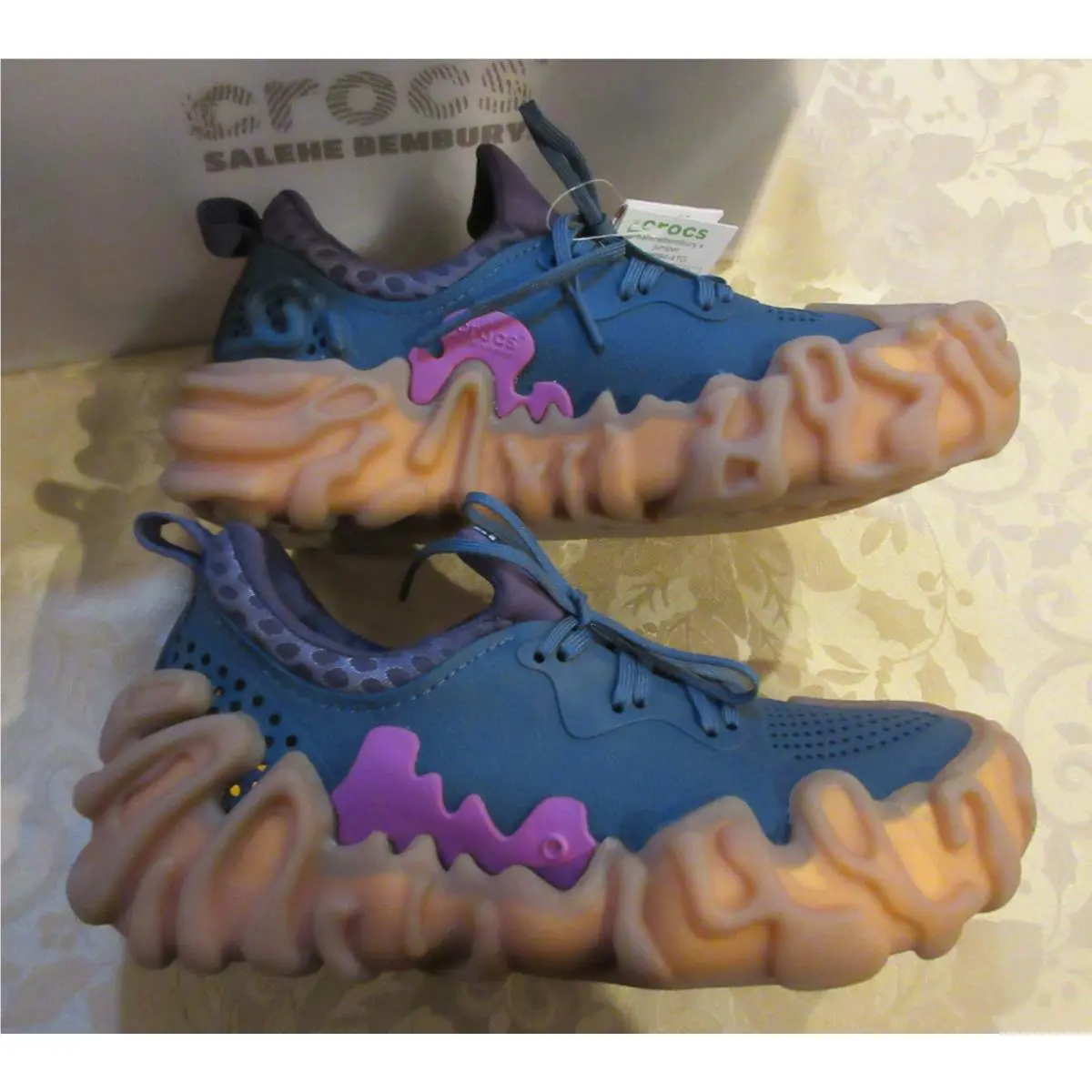 Crocs shoes - Crocs Pollex Juniper - Pollex Juniper - 208694 - Blue (UPC: 196265849000) 3