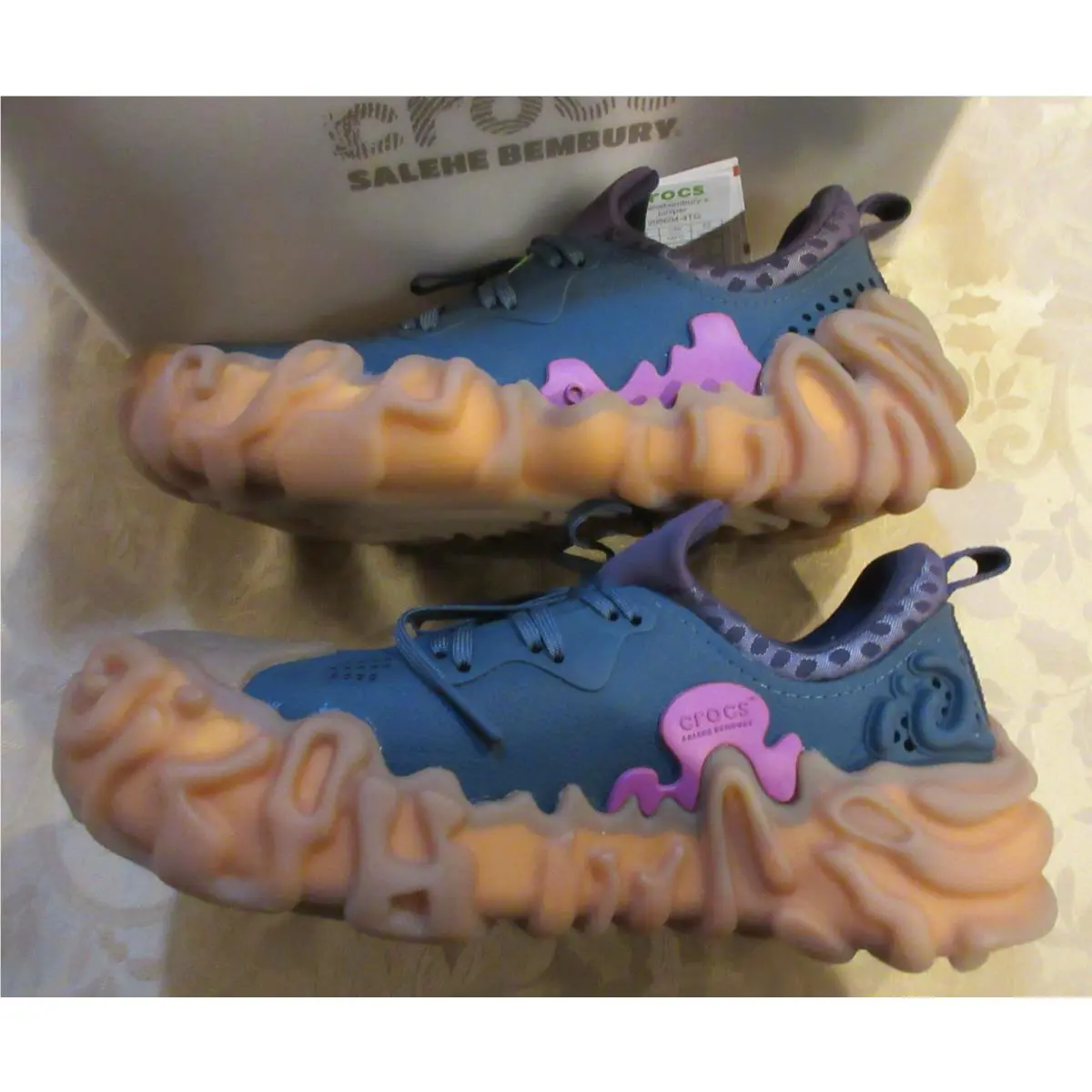 Crocs shoes - Crocs Pollex Juniper - Pollex Juniper - 208694 - Blue (UPC: 196265849000) 4
