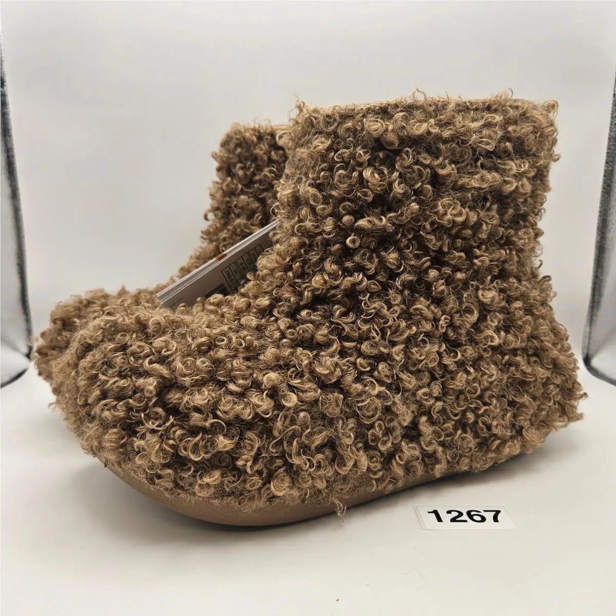 Crocs M5/W7 Crush Doodle Fur Pull ON Winter Ankle Boots Limited Edition