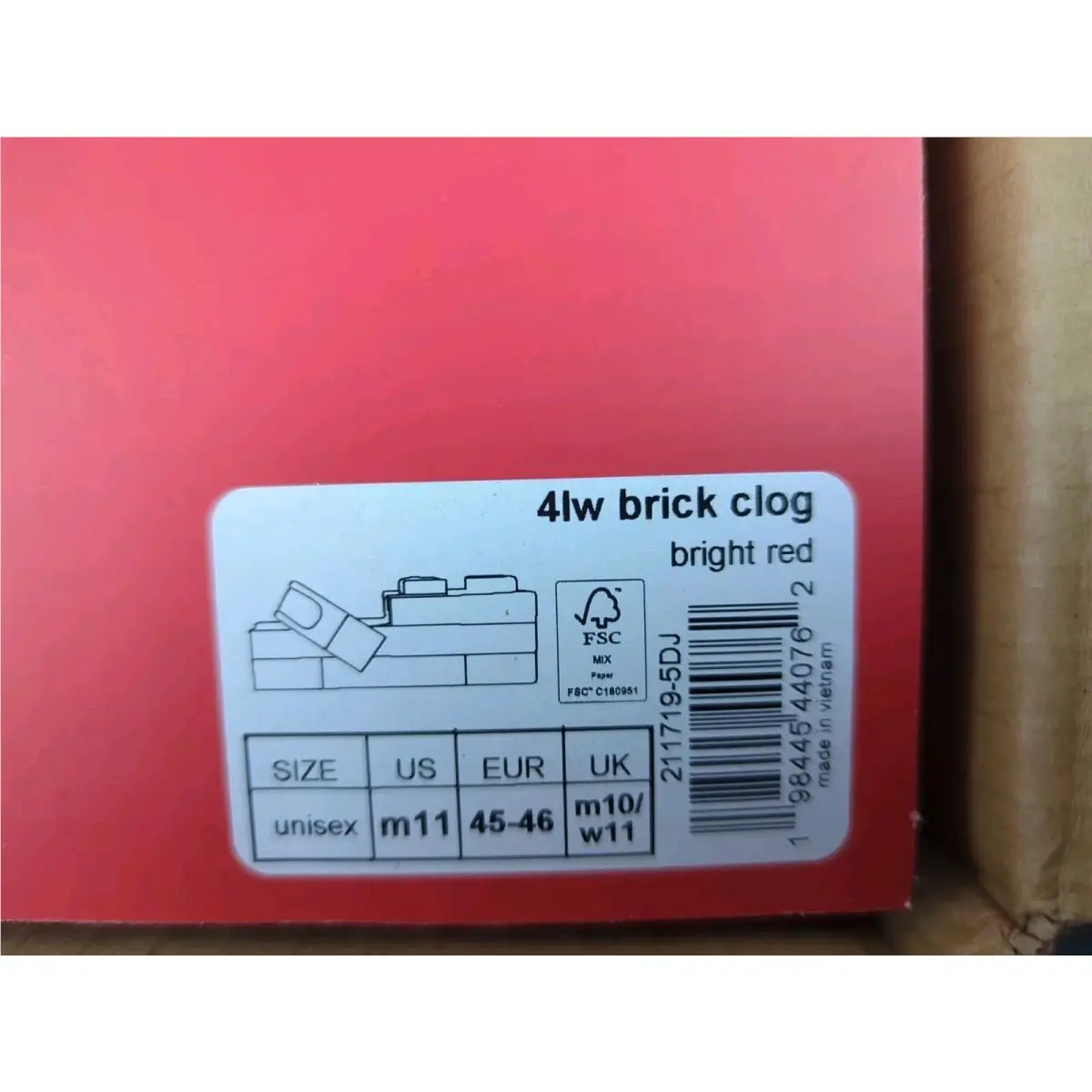 Crocs shoes - LEGO BRICK - LEGO BRICK - Red 11