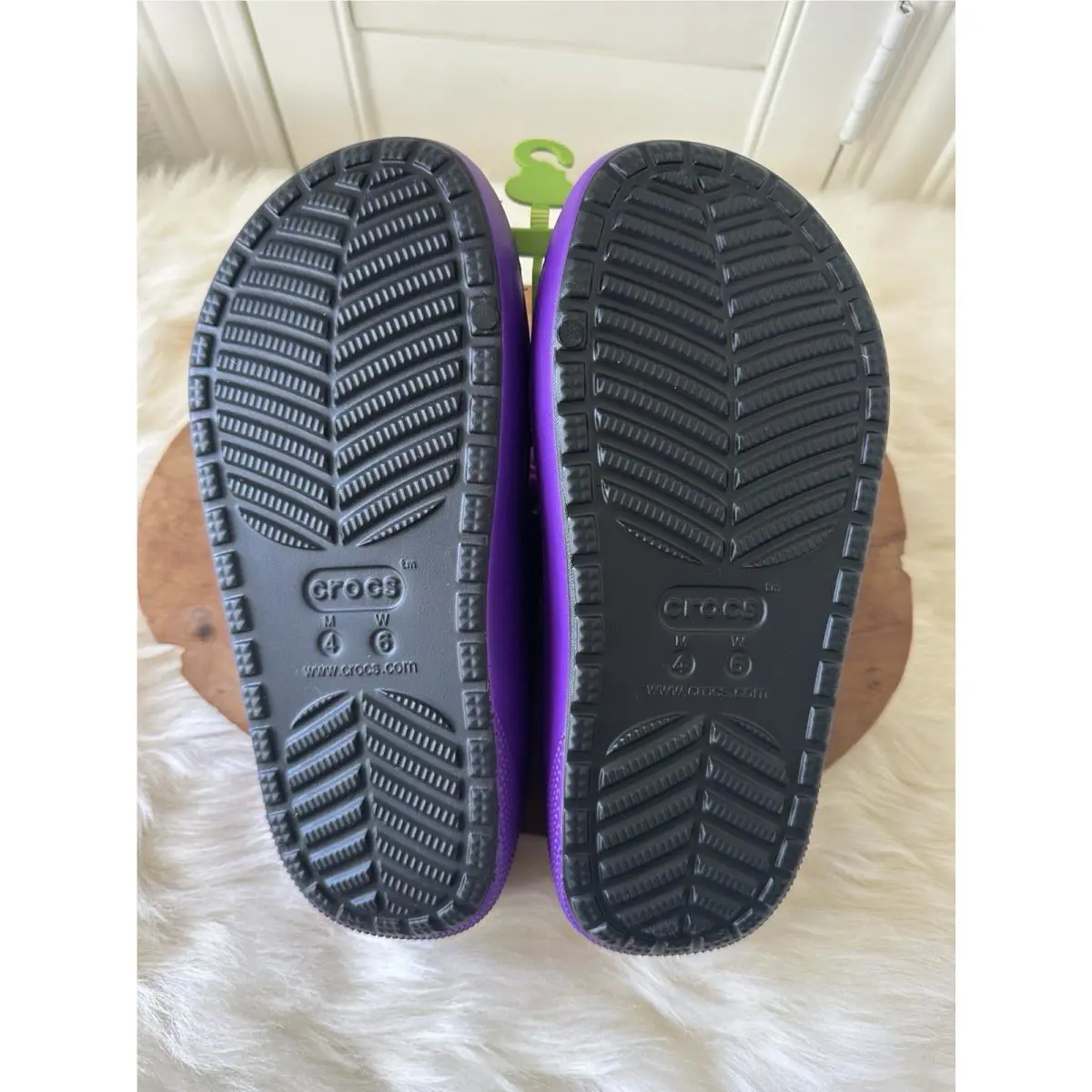 Crocs shoes - Crocs McDonalds Grimace Cozzzy - McDonalds Grimace Cozzzy - Purple (UPC: 0196265512218) 2