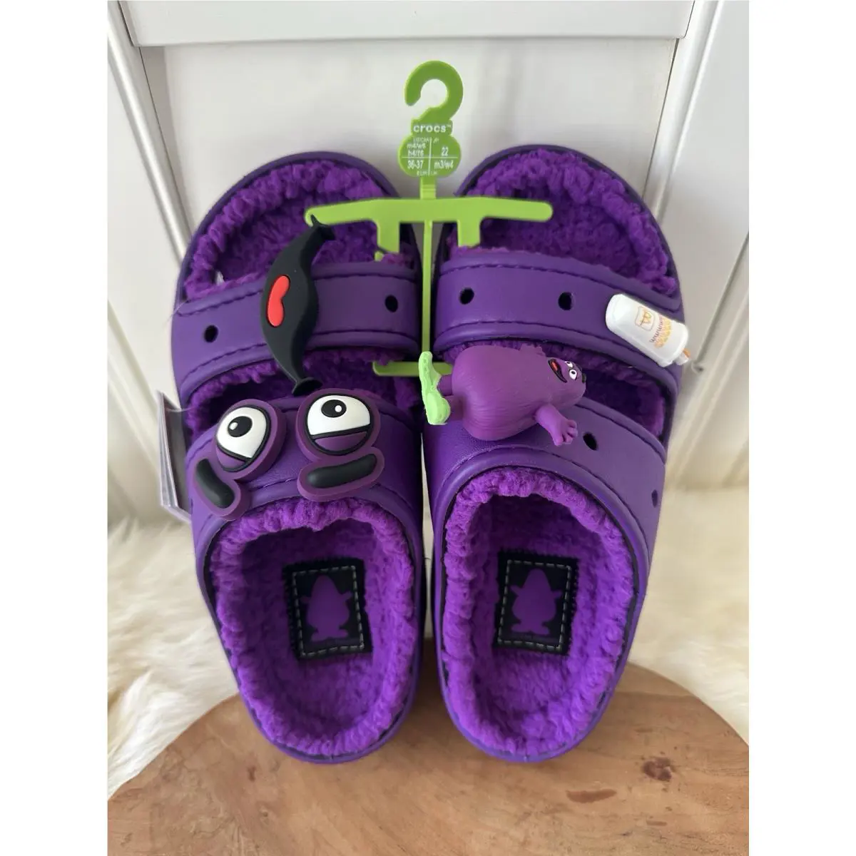 Crocs shoes - Crocs McDonalds Grimace Cozzzy - McDonalds Grimace Cozzzy - Purple (UPC: 0196265512218) 0