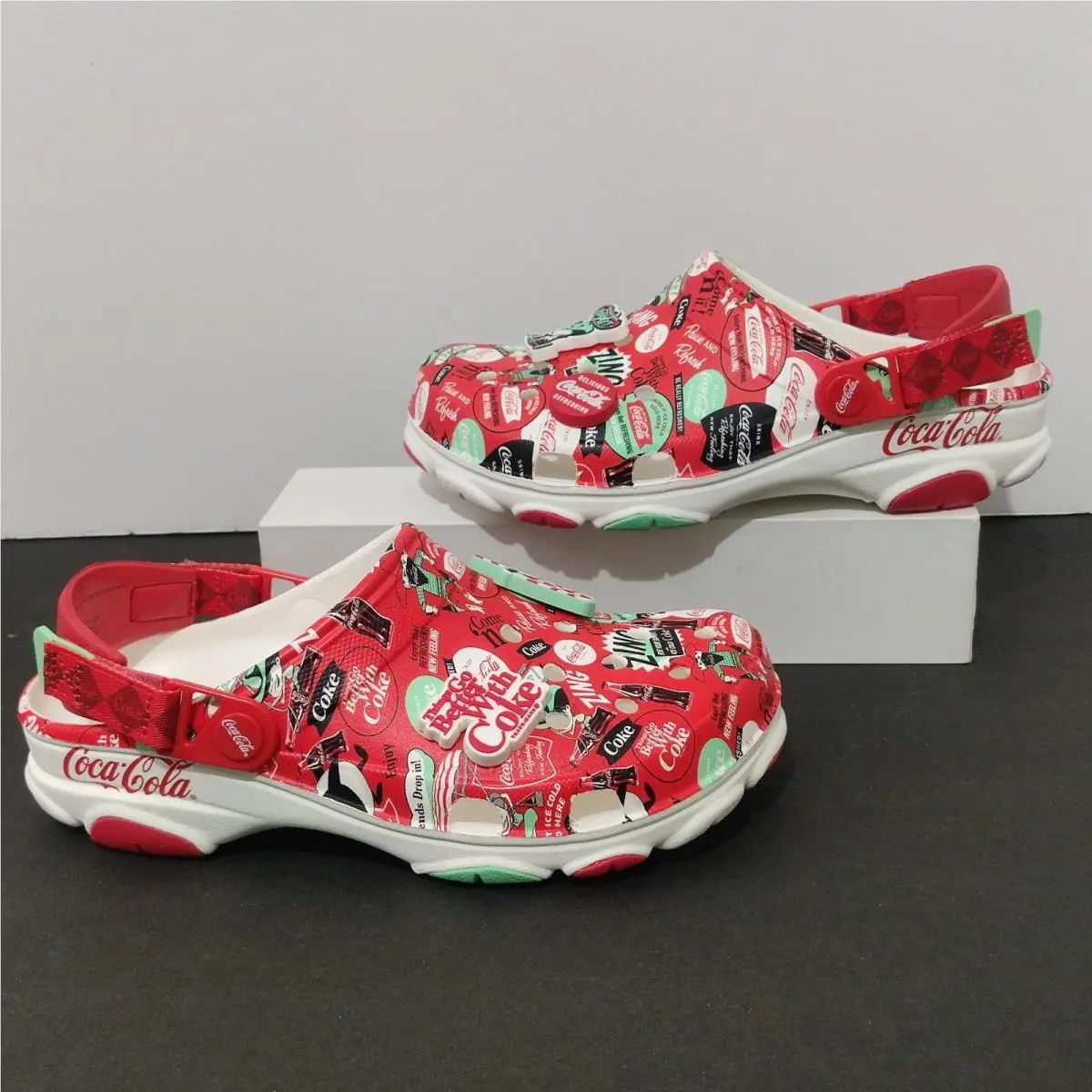 Crocs X Coca Cola All Terrain Clogs Men`s 9 Women`s 11 Limited Edition