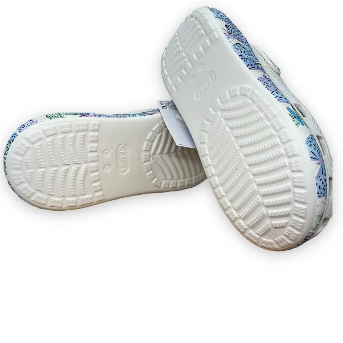 Crocs shoes - Classic Crush Butterfly Clog - Classic Crush Butterfly Clog - White 5