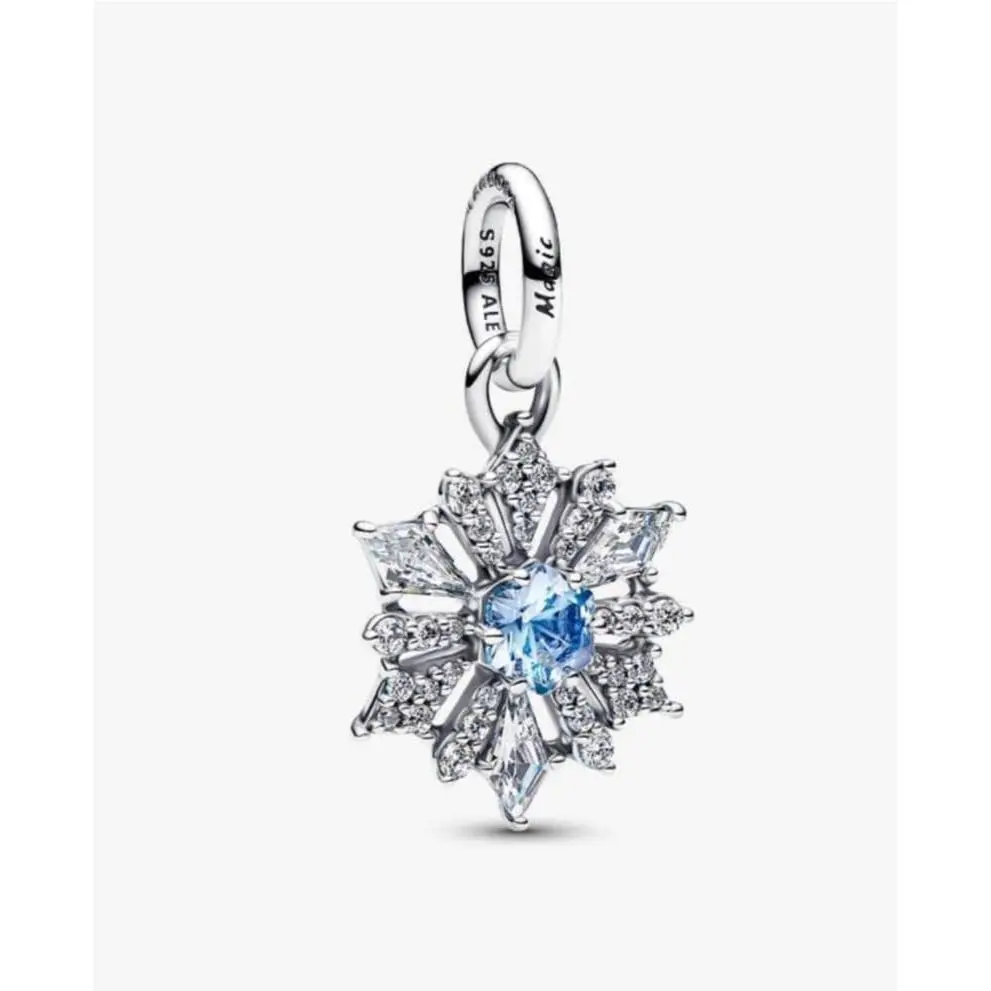 Disney Frozen Queen Elsa Anna Snowflakes Olaf Dangle Charms 925 Queen Elsa Snowflake Dangle Charm by Pandora