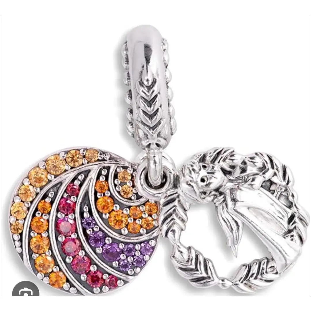 Disney Frozen Queen Elsa Anna Snowflakes Olaf Dangle Charms 925 Queen Anna 2 Dangle Charm by Pandora