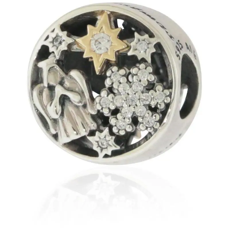 Pandora Silver 14K Celestial Wonder CZ Bead Chaarm - 796363CZ