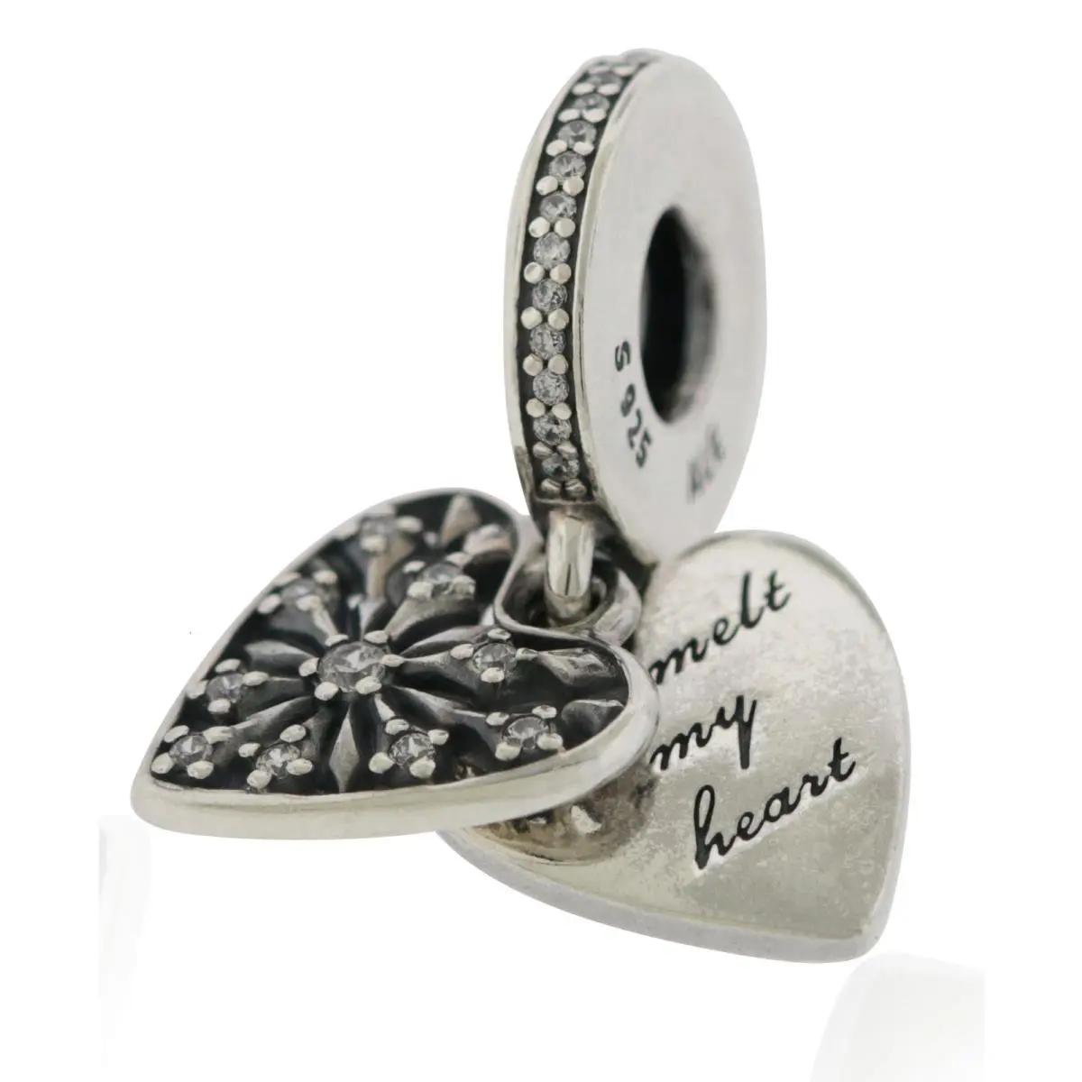 Pandora Silver Heart of Winter Dangle CZ Bead - 796372CZ