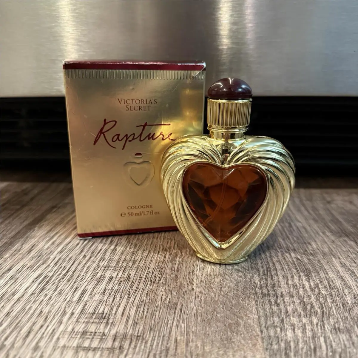 Victoria’s Secret Rapture Perfume 1.7 fl oz Heart Shaped Bottle