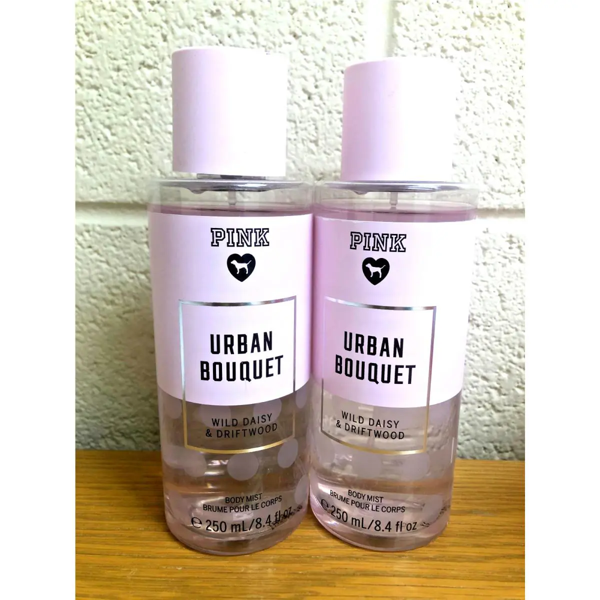 Victoria`s Secret Pink Urban Bouquet Body Mist 8.4oz 250ml Qty 2