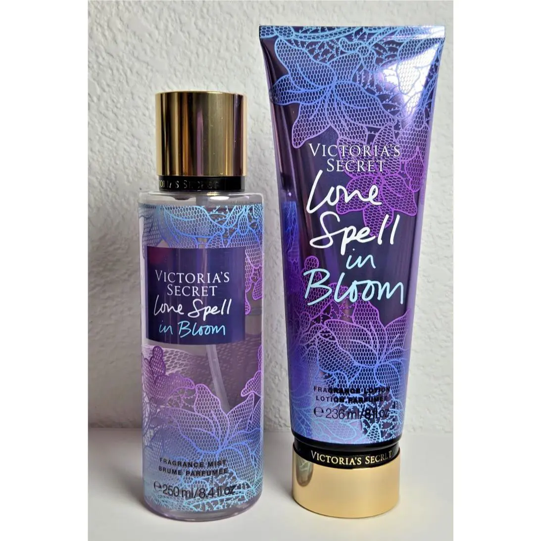 Victoria`s Secret Love Spell in Bloom Fragrance Mist + Lotion Set