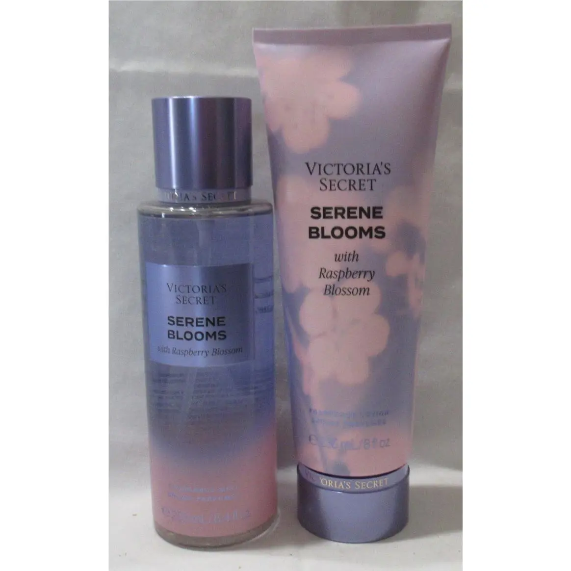 Victoria`s Secret Fragrance Mist Lotion Set Lot of 2 Serene Blooms