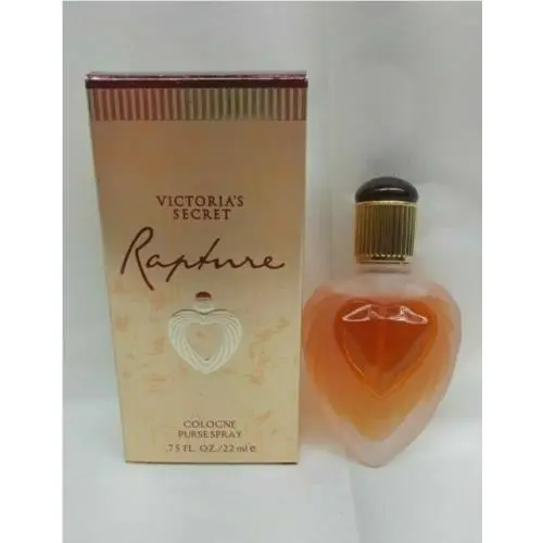 Victorias Secret Rapture Cologne .75 oz 22 ml Heart Shape Bottle Rare