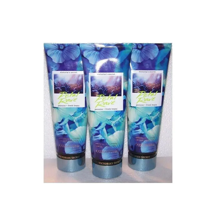 Victoria`s Secret Total Remix Petal Rave Fragrance Lotion - Peony Apple - x3