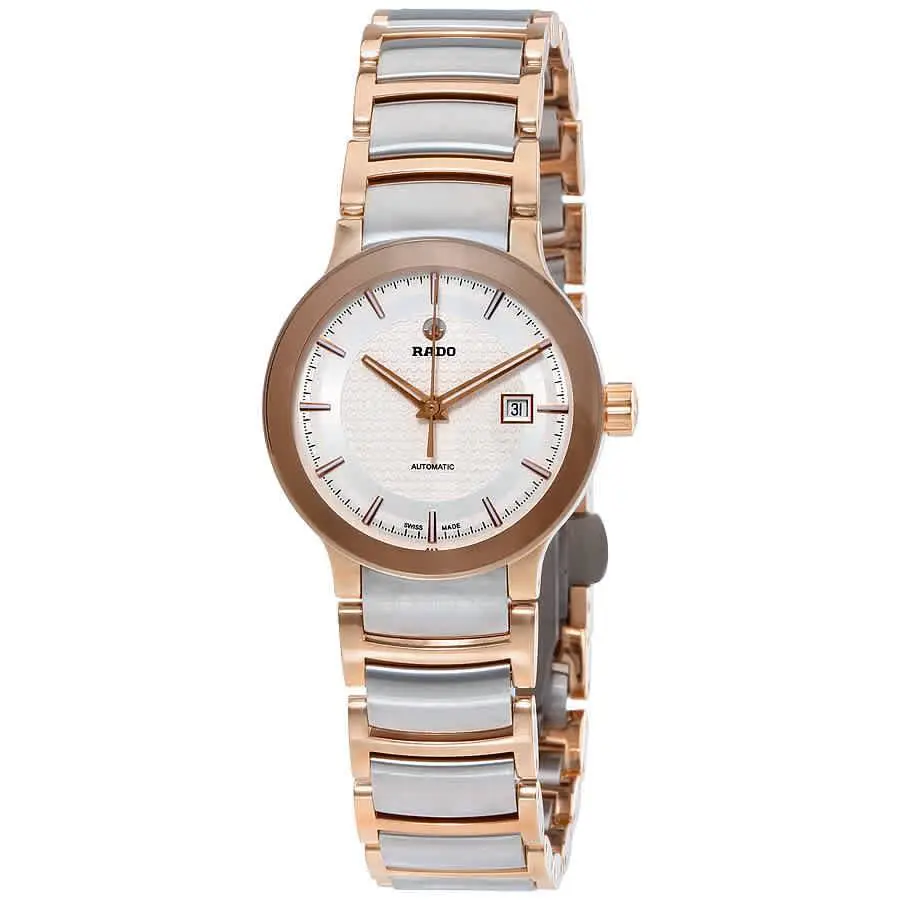 Centrix Automatic Silver Dial Ladies Watch R30954123 by Rado