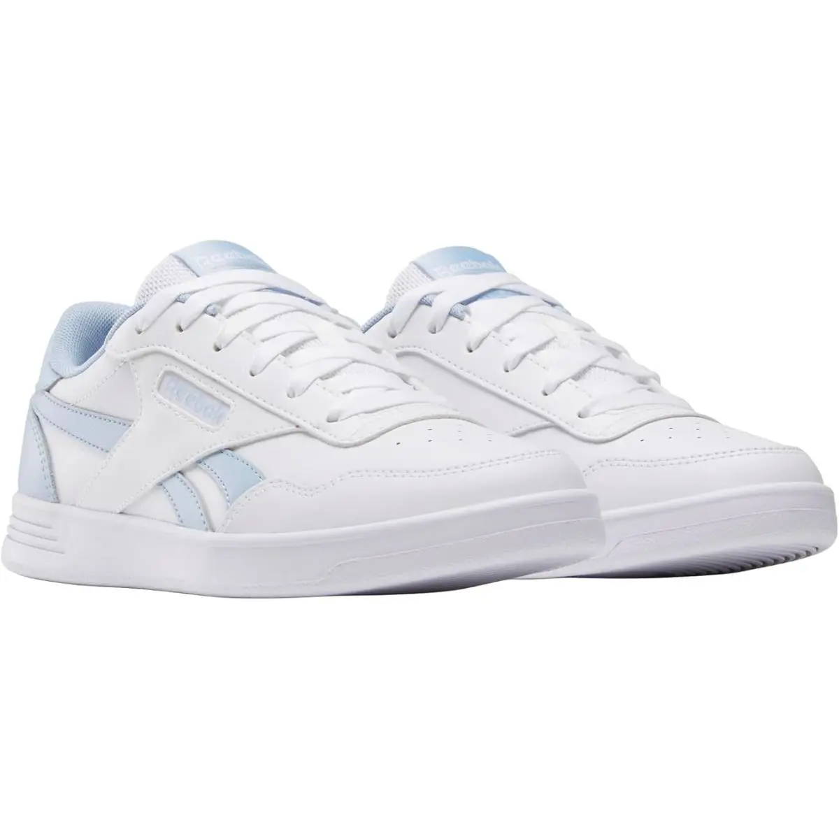Reebok Women`s Court Advance Sneaker-100-10.5 - Footwear White/Y2k Blue/Upgradeblue