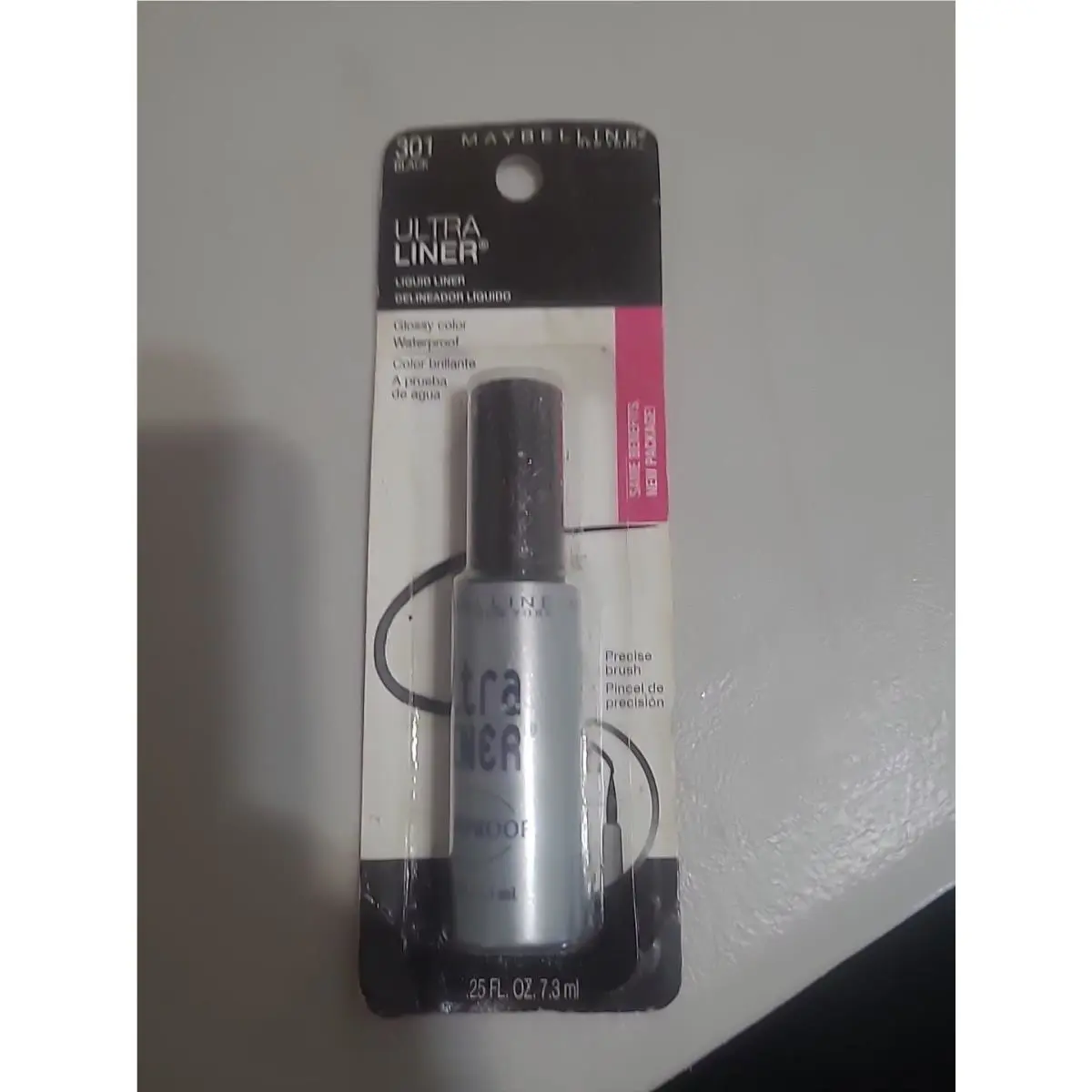 Maybelline Ultra Liner Liquid Eyeliner Black 301 Waterproof 0.25 fl oz See Photo