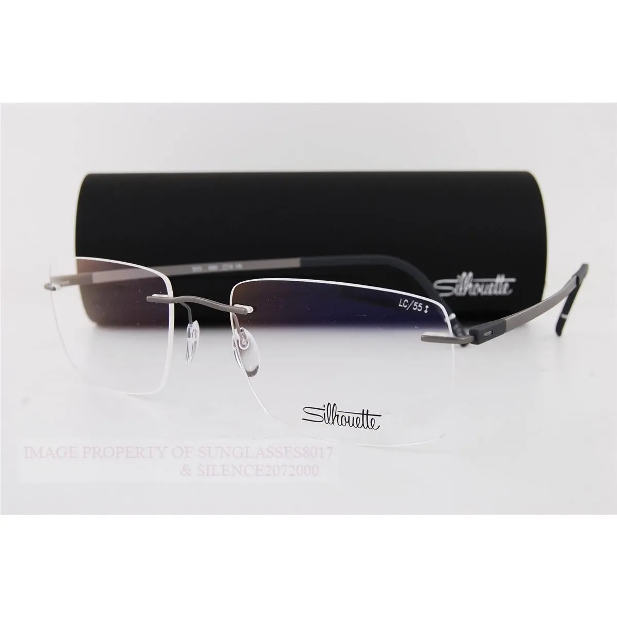 Silhouette Eyeglass Frames The Dawn 5573/LC 6560 Ruthenium/graphite 55mm