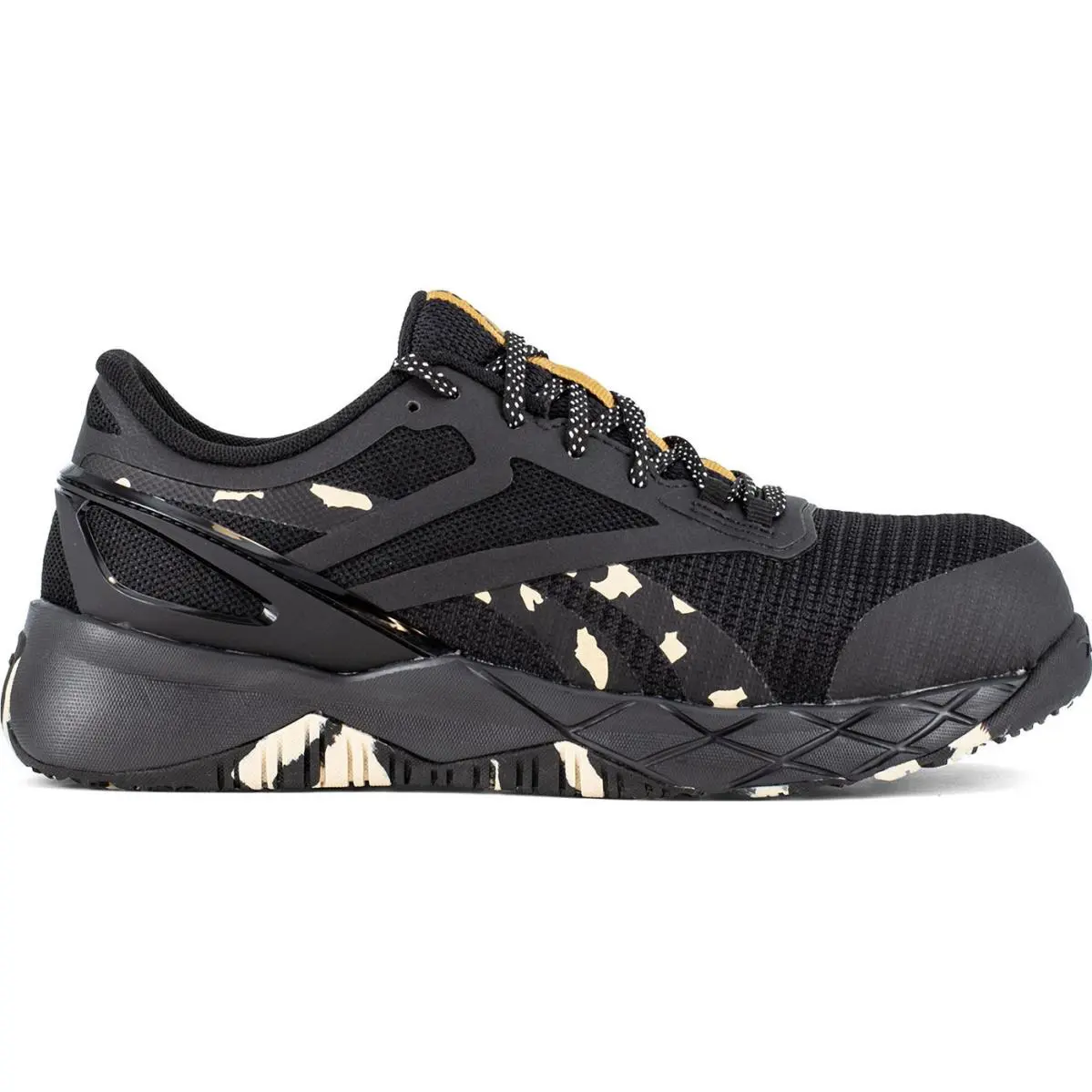 Reebok Nanoflex TR Work Women`s Composite Toe Static-dissipative Athletic Work - BLACK CAMO