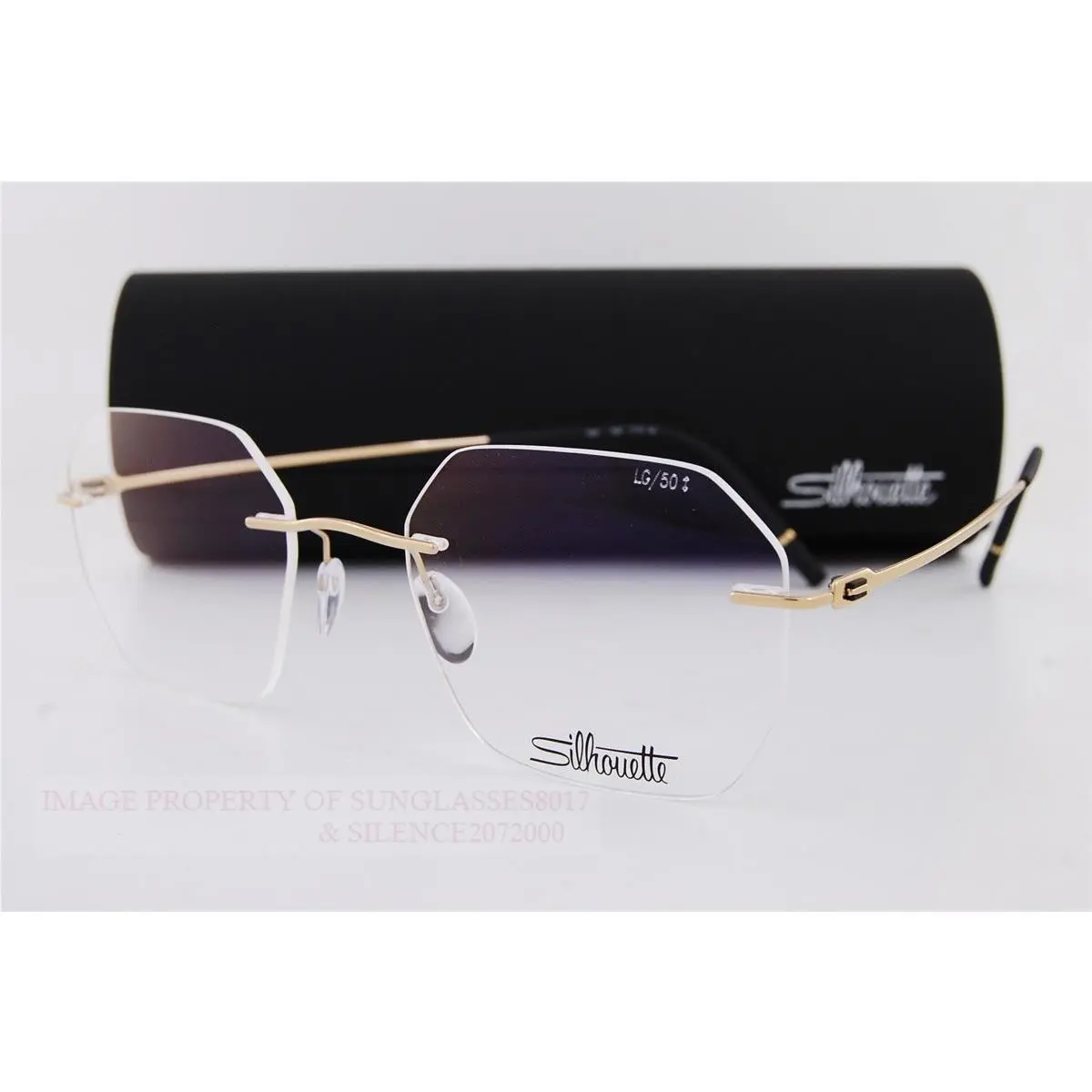 Silhouette Eyeglass Frames The Refined 5593/LG 7530 Classic Gold 50mm