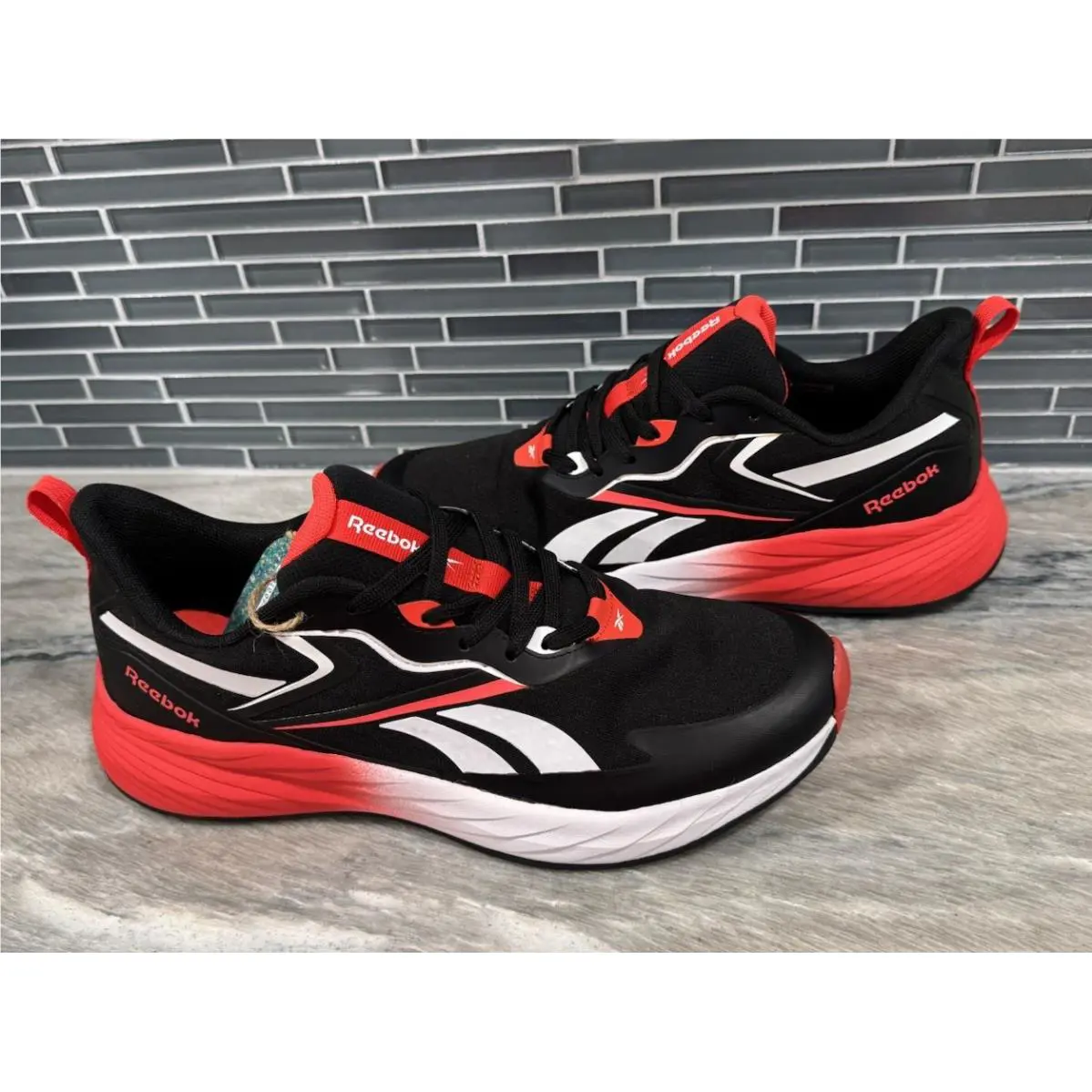 Reebok shoes - Reebok Classic - Classic - AR30283M-BWR - Multicolor, Manufacturer: White/Red/Black (UPC: 198179382765) 2
