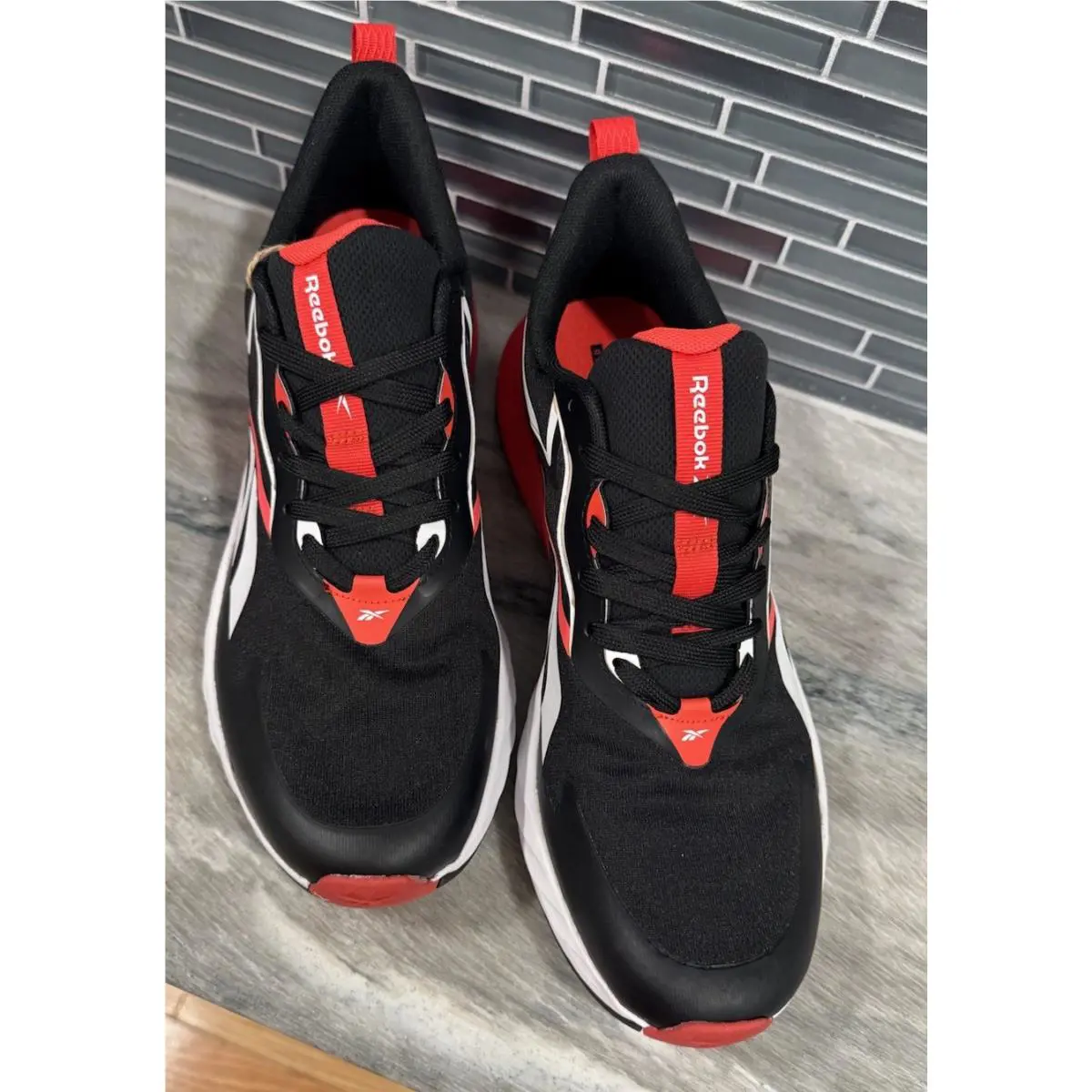 Reebok shoes - Reebok Classic - Classic - AR30283M-BWR - Multicolor, Manufacturer: White/Red/Black (UPC: 198179382765) 3