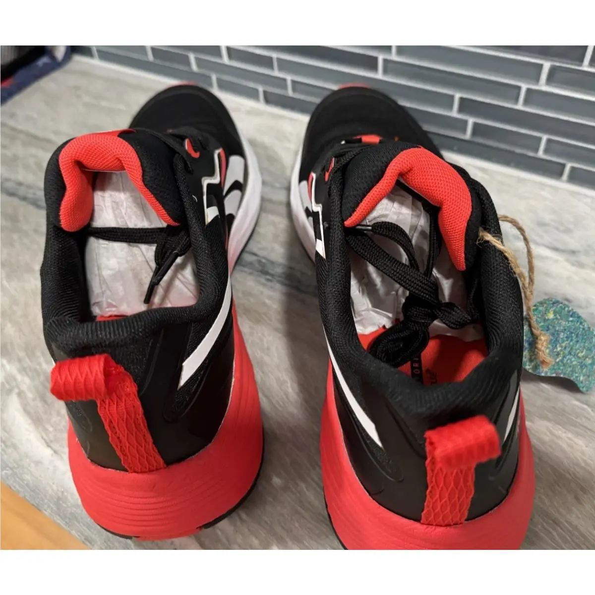 Reebok shoes - Reebok Classic - Classic - AR30283M-BWR - Multicolor, Manufacturer: White/Red/Black (UPC: 198179382765) 5