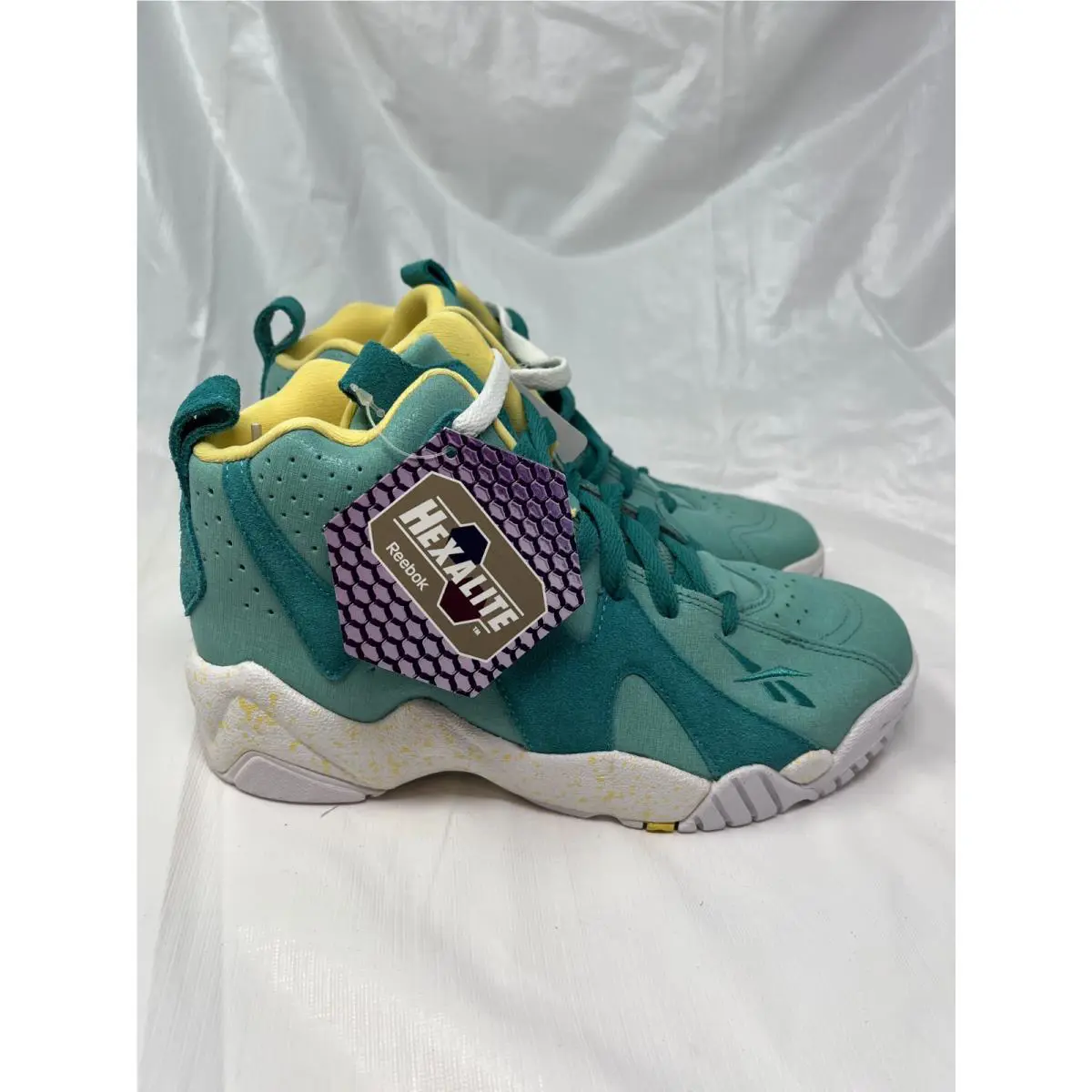 Reebok shoes - Reebok Kamikaze - Kamikaze - M43143 - Jadite/Teal/White/Yellow (UPC: 887785175204) 4