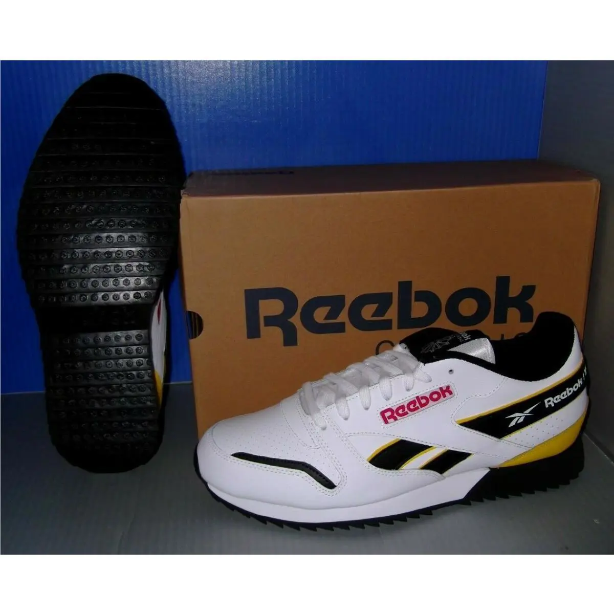 Reebok shoes - CL LEATHER RIPPLE MU - LEATHER RIPPLE - White (UPC: 192613371797) 0