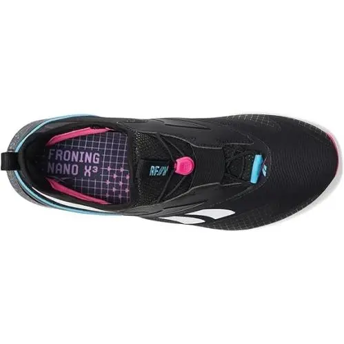 Reebok shoes - Reebok Nano X3 - Nano - 100074781 - Black/Laser Pink/Bold Cyan 4