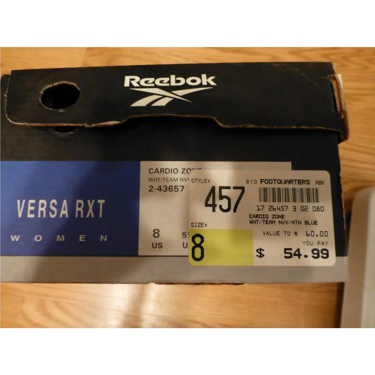 Reebok shoes - White/Blue 1
