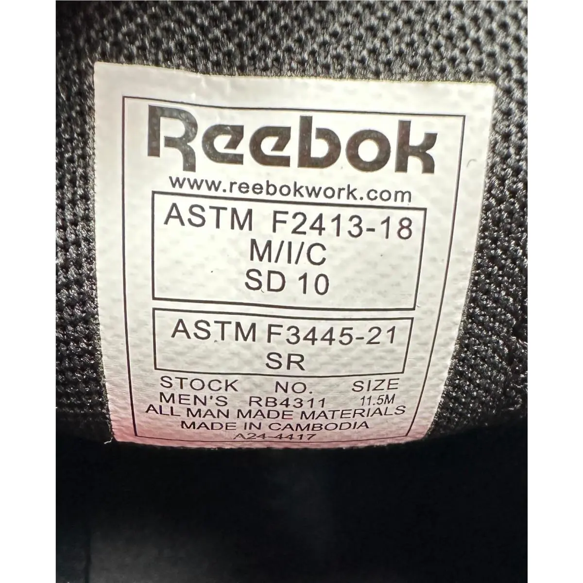 Reebok shoes - Black 6