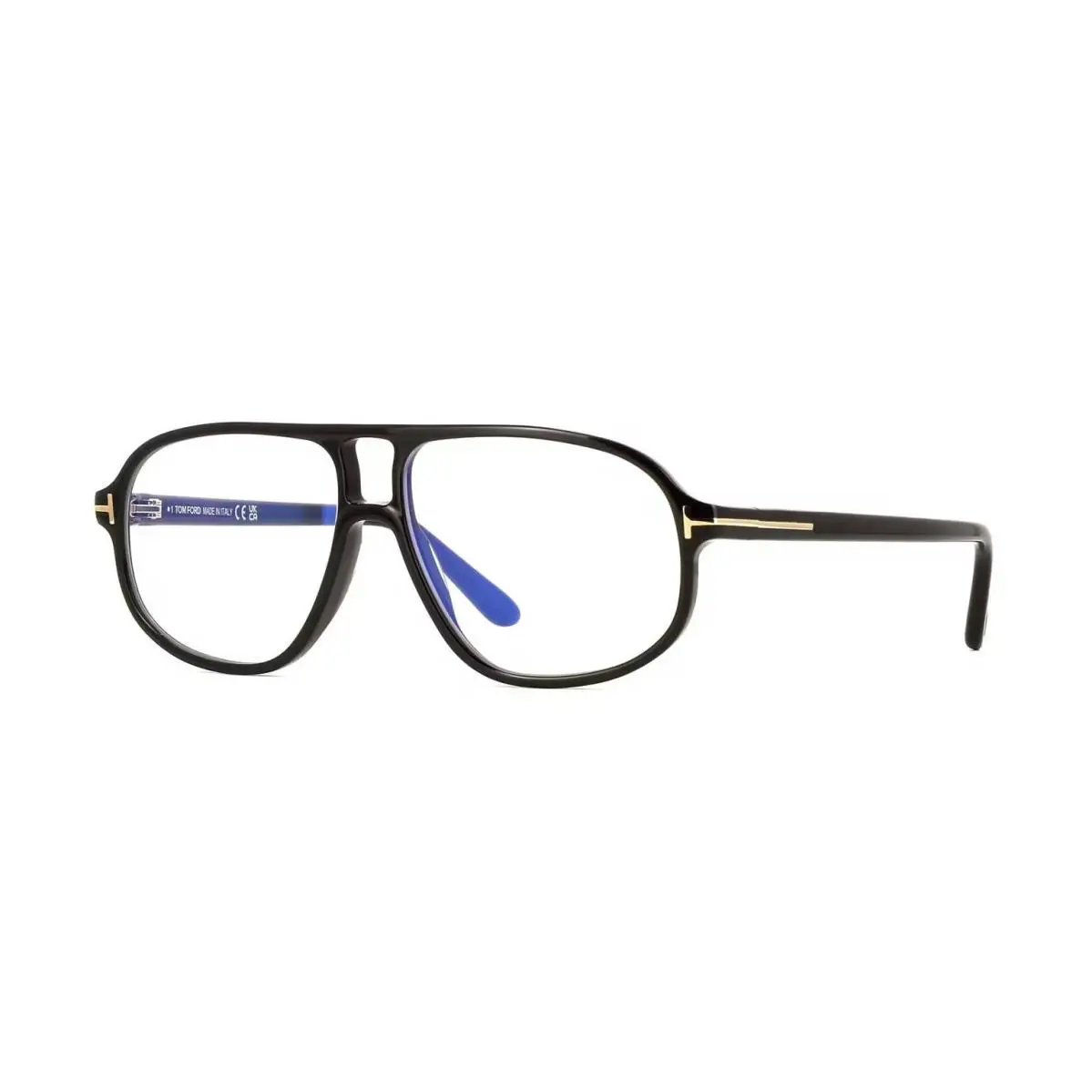 Tom Ford FT6082-B Blue Block Shiny Black 001 Eyeglasses