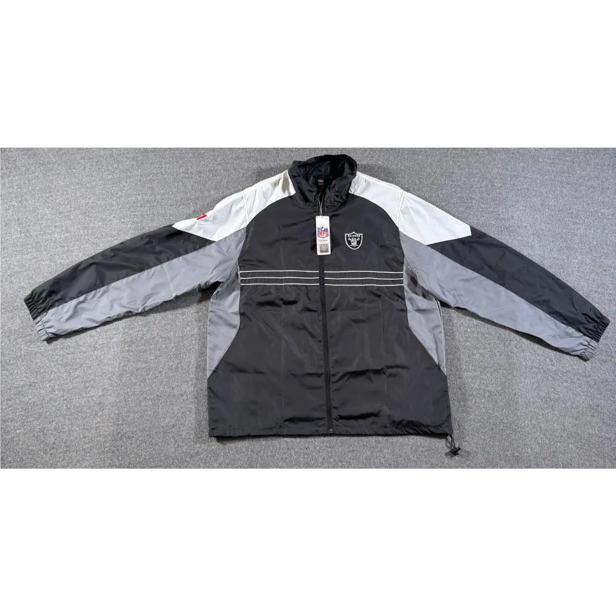 Reebok clothing - Vintage Y2K Reebok SI Raiders Windbreaker - Black 15